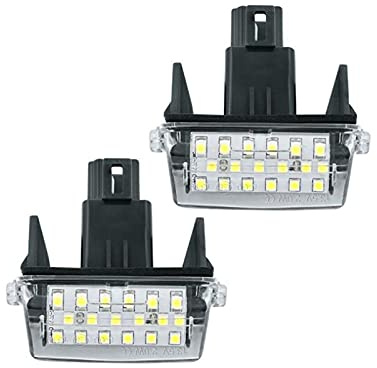 Aghami plate light 2x Rear Number License Plate Light For Toyota Auris Camry Corolla Esquire Highlander Prius Yaris Corolla Car Led White Auto Lamp led license plate