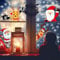 MSQ Weihnachtsdeko Fenster, 4 Sheets Weihnachten Fensterbilder, Selbstklebend, PVC, Schneeflocken, Deko, Türen, Schaufenster, Vitrinen, Glasfronten