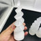 DOUPE Heilende Kristalldekoration. Natürliche Selenitlampe Selenite-Punkt-Turm-Lampe Kristalllampe Edelsteinheilung Mineral Natürliche Quarzkristalle (Color : 15cm, Size : 1pc)