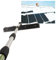 Axis Line Profi Photovoltaik Teleskopstangenset - Schnee entfernen auf PV Anlage mit Teleskopstange+Schneeschieber+Gripprotector (14 Meter)