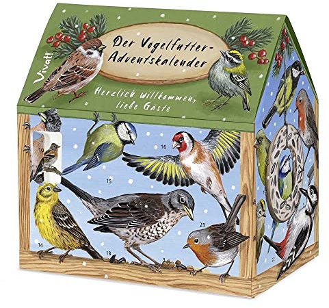 Der Vogelfutter-Adventskalender »Herzlich willkommen, liebe Gäste«