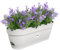 Elho Vibia Campana Trough 50 - Fioriera per Balcone - Ø 49.0 x H 17.0 cm - Bianco/Silky White