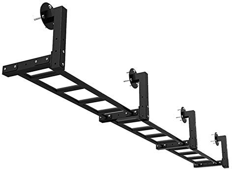 Klimmzugstangen, an der Wand montierte Reckstangen und Barren, Klettergerüst, Querträgerstahl, Trainingsgeräte für Heim-Fitnessstudio, sichere Belastung 300 kg (Stil 2) ()