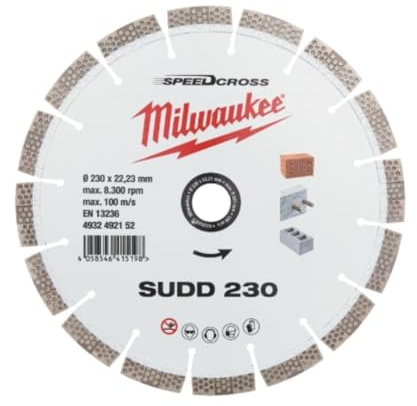 Disco Diamante SPEDCROSS Silencioso – SUDD 230 mm