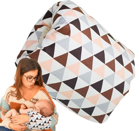 Maciun Comfy Cradle Nursing Arm Pillow,Cradle Nursing Arm Pillow - Cozy Cradle Pillow with Arm, Soft and Washable Nursing Pillow for Mom,