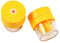 Contact Lens Washer, Plastic Handheld Rotate Deprotein Contacts Case Cleaner Machines, Portable Manually Contact Lens Cleaning Device for Home Use(Yellow)