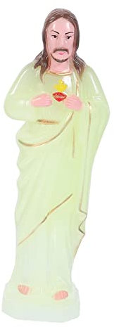Garneck 1Stk Jesus-Statue-Schmuck Heilige Herzskulptur Kuchendekoration Harz krippe Statue Wohnkultur Ornament Plastik Jesus katholischer Schmuck Anzahl Dekorationen Osteuropa schmücken