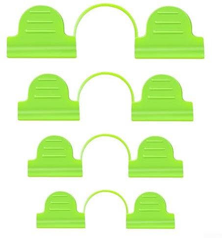Lot pratique de 100 pinces en plastique pour serre - Longue durée de vie (5 mm)