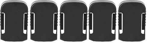 Battery Holder for Worx, 5Pcs Black ABS Battery Dock Holder Battery Storage Clips, Tool Holder Mounting Dock