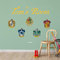 Harry Potter Wall Sticker – Personalised Name & House Crests Wall Decal Wizarding World Art (90cm Width x 45cm Height)