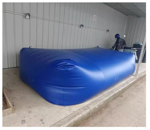 Wassersack Beutel Wasserbehälter Träger Tragbarer Wasserspeicherbehälter mit großer Kapazität 500-7000 L, Wohnmobil-Wassertank, faltbarer weicher Wasserbeutel mit Ventilen, Zapfhähnen, Überlauf-Set, B