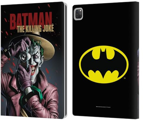 Head Case Designs Officially Licensed Batman DC Comics The Killing Joke Famous Comic Book Covers Leather Wallet Case Compatible With Apple iPad Pro 13 M4 2024