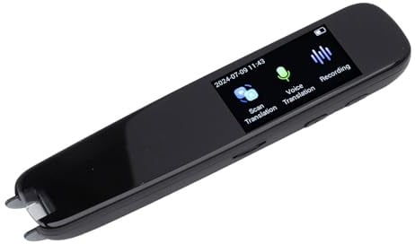 112 Sprachen Übersetzerstift, Scan Reader Stift mit Offline Scanning, Typ C Ladung für Reisen und Meetings, Unterstützt 13 Sprachen Übersetzungsscanner