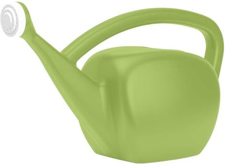 Root & Vessel 2 Gallon Watering Can Outdoor, Made in USA, Large Fill Hole & Long Spout & Handle for Ease of Use, Removable Nozzle, Outdoor & Indoor Use, Green