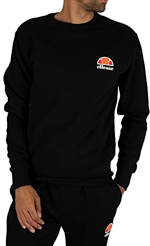ellesse Men's Diveria Sweatshirt, Black, XXL UK