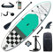 Aqua Plus Sup Inflable de 15cm de Grosor para Todos los Niveles de Habilidad, Paleta Ajustable, Bomba, Mochila de Viaje ISUP, Tabla de Remo Inflable para jóvenes y Adultos