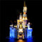 GEAMENT LED Licht-Set Kompatibel mit Lego 71040 Das Disney Schloss 2016 Version (Disney Castle) (Modell-Set Nicht enthalten)