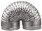 Cabilock Tuyau d'évacuation d'air flexible 180 mm 3 Film d'aluminium Tuyau d'air flexible résistant à la température Double couche de ventilation pour climatisation, sèche-linge, hotte aspirante