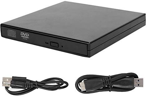 Sugoyi unità Dvd USB, masterizzatore Dvd Esterno Mobile, Accessorio per Computer Portatile Ultrasottile USB 2.0 per Laptop Desktop Compatibile per/Vista / / OS X10