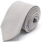 Brera67: elegante weiße und graue gestreifte Krawatte aus Seide und Wolle 148 x 8 | Krawatten für Herren | Krawatte Jungen | Accessoires Männer für Jacke und Anzug