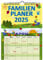 Familienplaner 2025 mit 5 Spalten Familienkalender A4 Terminplaner Wandkalender mehrfarbig