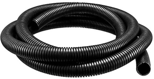 ANMOO 5M Corrugated Tube Flexible Plastic 12mm for Pond Hose Garden Home Bedroom Tubing Pipe for Protecting Electrical Cables (Outside Dia 15.8mm)