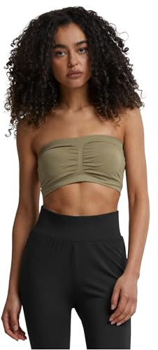 Urban Classics Women's Tb683-ladies Pads Bandeau Undershirt, Khaki, M Kurz