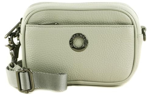 Mandarina Duck Schultertasche Grau (Pearl) Mellow Leather P10fzt37 16 x 11 x 6 (L x H x B)