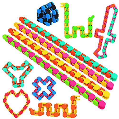 WEARXI Mitgebsel Kindergeburtstag, Wacky Tracks 12er 24 Links,Schultüte Füllung, Schultüte Füllung Jungen Mädchen zur Einschulung, Kleine Geschenke für Kinder Give Aways Gastgeschenke