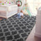 JURLEA Teppiche weicher Innenbereich Design Bereich Teppiche Flauschiger Teppich für Wohnzimmer Glatte Fellteppiche rutschfest Kinderzimmer Teppich (schwarz, 120 x 160 cm)