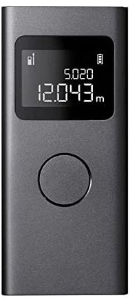 Xiaomi Smart Laser Measure, Misuratore Laser, Display LCD 1.23, Alta Precisione di 3mm, Archiviazione dati sincrona, Parametri aggiuntivi con APP, Rifinitura opaca grigio scuro, Versione Italiana