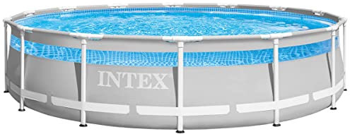 Intex 4,27 m x 1,07 m Prismenrahmen Clearview Premium Poolset, Aufstellgröße: 427 cm x 107 cm (26722 GN)