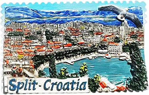 Split Kroatien Magnet Kühlschrank Kühlschrank Magnet Dekoration Aufkleber Souvenir Harz Handwerk Küche Whiteboard