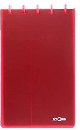 ATOMA Notizbuchsystem - Vokabelheft - rot