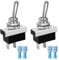 Guuzi 2 Pezzi 12V-24V 25A 2 Pin 2 Posizioni Interruttore A Levetta Spst Interruttore On/Off Per Camion Barca Auto