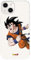 Schutzhülle kompatibel mit iPhone 15, offizieller Dragon Ball Goku Krieger zum Schutz Ihres Mobiltelefons, transparente Silikonhülle, flexibel, mit offizieller Lizenz von Dragon Ball