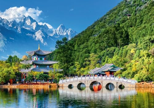 Puzzle 1000 Teile - Jade Dragon Snow Mountain