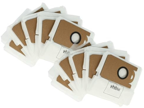 vhbw 10x Sacs aspirateur compatible avec Proscenic M8 Pro, M7 Max, M7 Pro aspirateur robot - Sac pour station de vidage