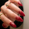 24 Stück Press On Nails Rot - Almond Nägel zum Aufkleben Full Cover - Fake Nails Full Cover Kunstnägel mit Nagelkleber, Natürliche Künstliche Fingernägel für Frauen & Mädchen (Rot)