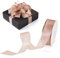 Cheriswelry Band zum Basteln, 2,5 cm, 20 Yards, transparentes Organzaband, dekoratives Band für Blumenarrangement, Schleifenherstellung, Hochzeit, Party-Zubehör (dunkler Lachs)