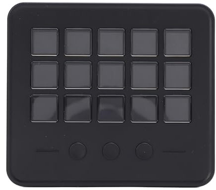 Asixxsix Compact Stream Studio Controller -Tastatur, 15 LCD -Tasten -Stream -Controller für OBS -PC, Streaming -Tastatur mit Triggeraktionen in OBS, Steigert die Effizienz für Schöpfer