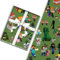 Game Wrapping Paper, 3 PACK Present Wrapping Paper 70x50cm Birthday Gitf Wrap Perfect for Birthday Party Kid gitfs (Green)