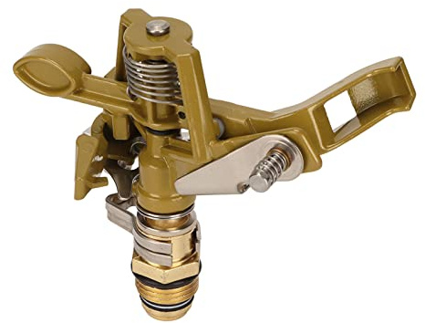 Pretfy G1 Männliches Faden Multifunktionales Modul Gartenkopf Sprinkler -Bewässerung Rasen Impact Grad 360 15 M Bereiche Rotationswässerung - Essentielles Ersatzememe