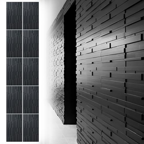 3D Wall Panels, Wood Grain Textured PU Wall Cladding, Waterproof for Interior and Exterior Use