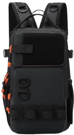 Ahuuen Angelrucksäcke - Angel Aufbewahrungstasche | Leichter Wasserdichter Rucksack für Süßwasserangeln Camping Wandern