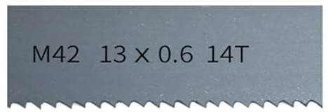 Lame per seghe a nastro, Lame for seghe a nastro bimetalliche M42 da 1710, 1712, 1750, 1826, 1840 mm x 13, 10; lame for a for il taglio di legno duro e metallo