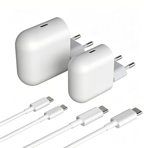 Caricabatterie rapido 45W USB‑C PD PPS con cavo Typ‑C da 2 metri(2 pezzi) | 45W compatibile con: Google Pixel 10 Pro, 9 Pro XL, 8 Pro,7 Pro, Pixel 7,7a, 6a Pro, 5, 5a, 4, 4a, 4XL, 3a, tablet e altri