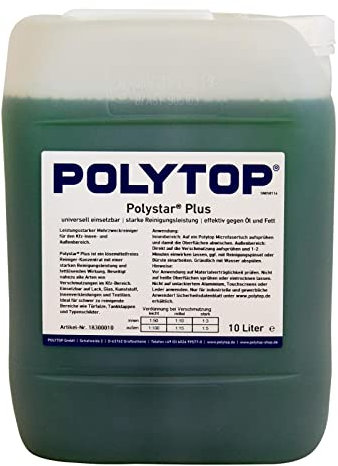 Polytop Polystar Plus Reinigungskonzentrat für Innen und Außen PKW LKW Bus Mehrzweckreiniger 10 L