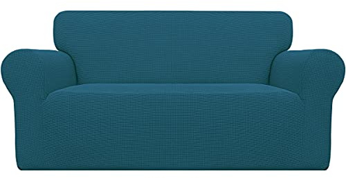 Easy-Going Stretch-Sofa-Schonbezug, 1-teilig, Sofabezüge, Möbelschutz, Couch, weich mit elastischer Unterseite, Rutschfester Schaumstoff, für Kinder, Spandex-Jacquard-Stoff, kleines Karomuster