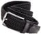 LisaModa Herren Stretch Flechtgürtel LM1000 Stretchgürtel Stoffgürtel Viele Farben (Schwarz, 125-140)
